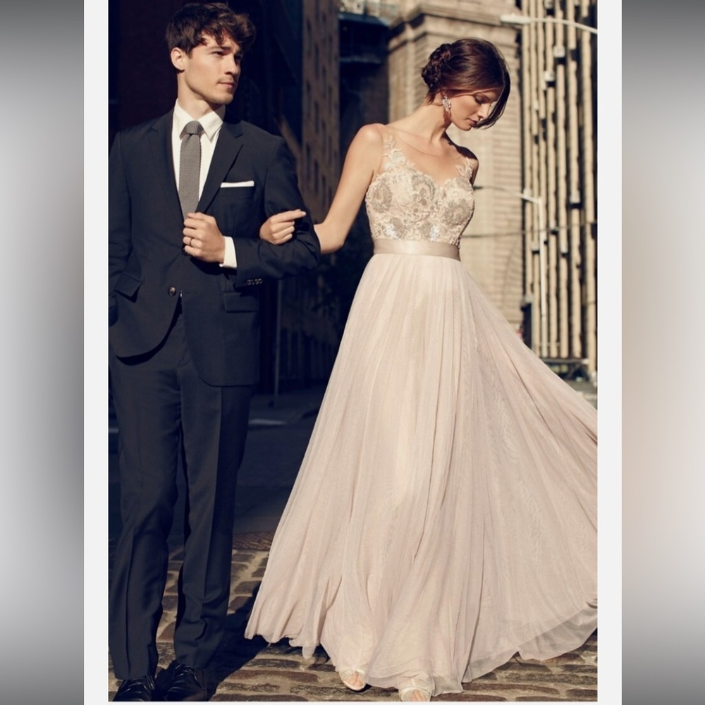 BHLDN Lucca Maxi Dress by Watters in Antique Rose
